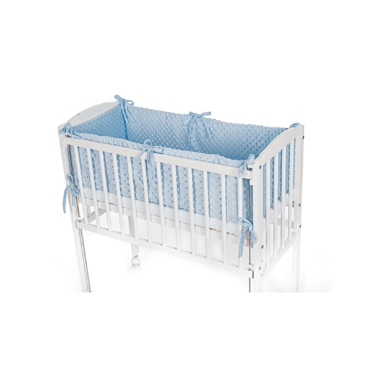 3in1_Baby_Beistellbett_mit_Matratze_und_umrandung_Blau_nestchen
