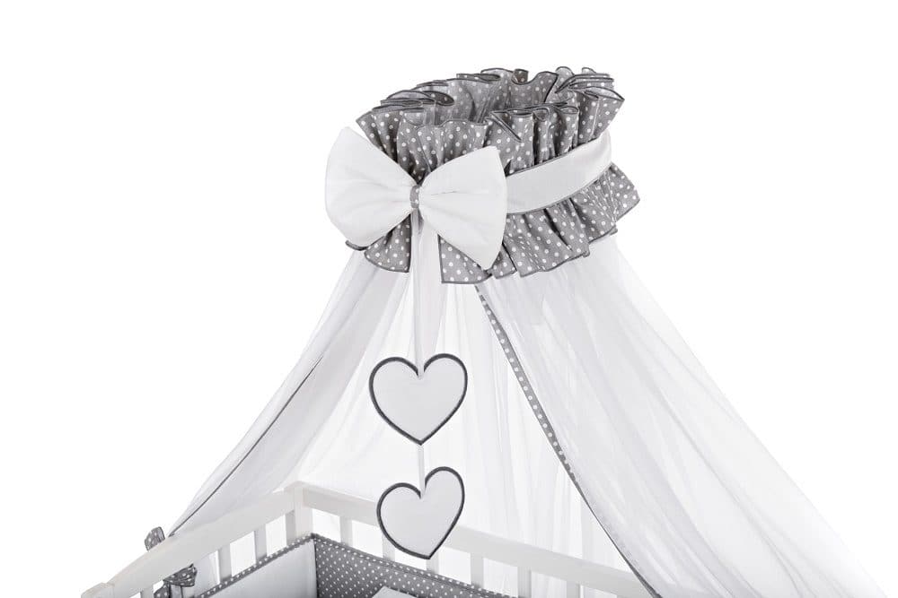 Komplettset: 8-teiliges Beistellbett 90x40 Giraffe – Beige & Grau