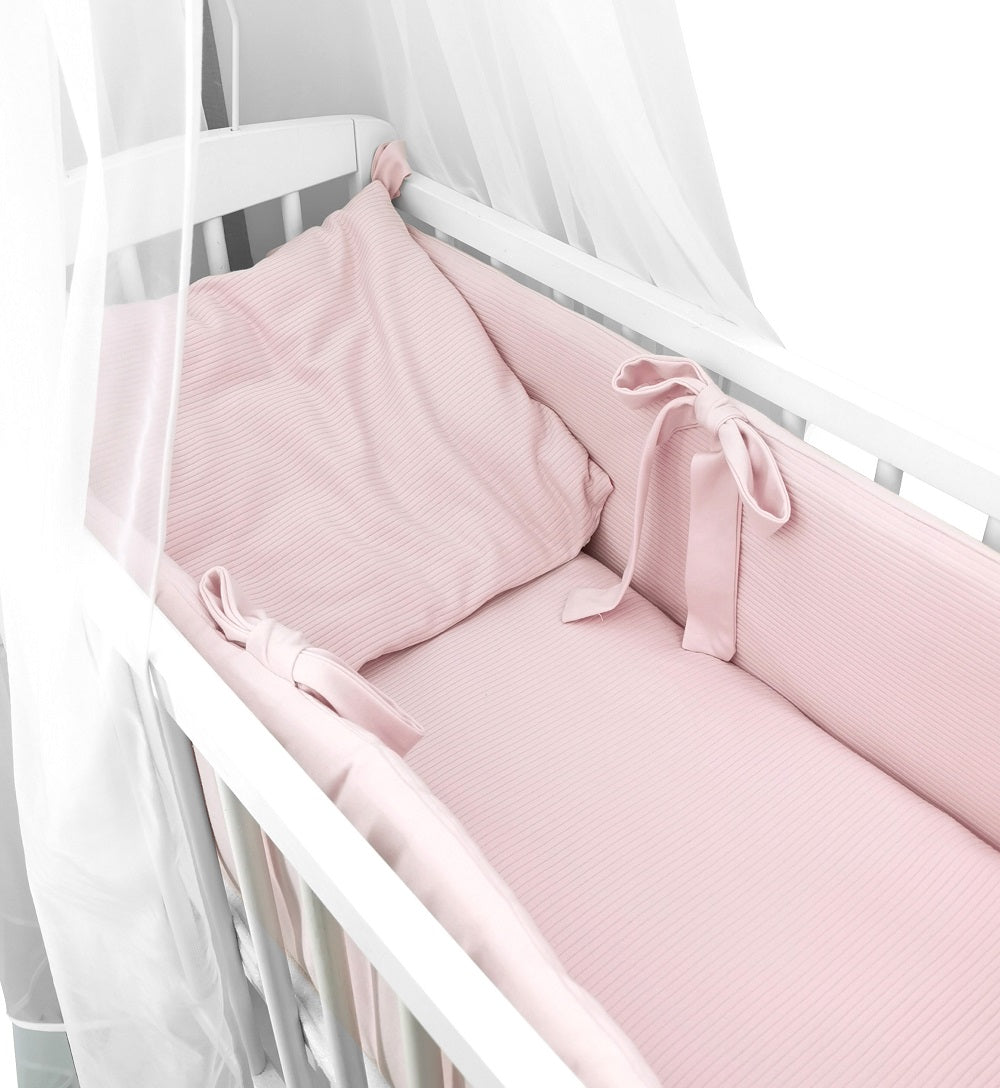 Luftiger Himmel/Baldachin in Rosa für das Beistellbett