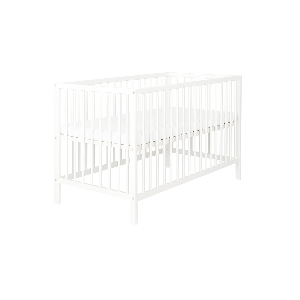 Babybett_aus_massivem_Kiefernholz_mit_Schaummatratze_60x120_Royalbabybett