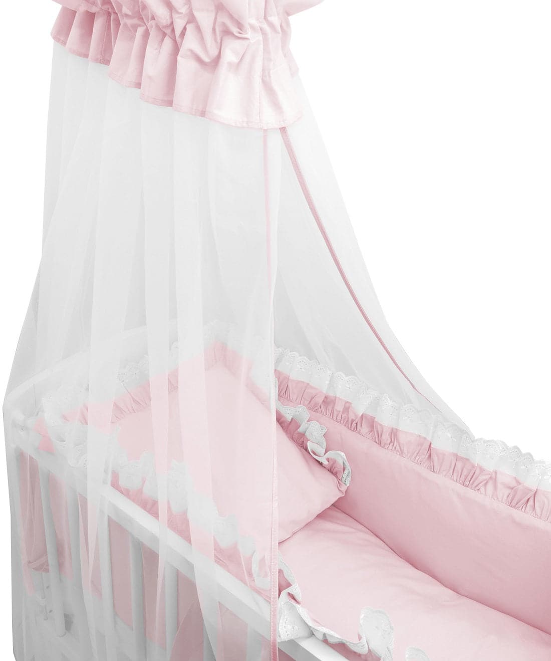 3in1 Beistellbett Babybett Royal Rosa