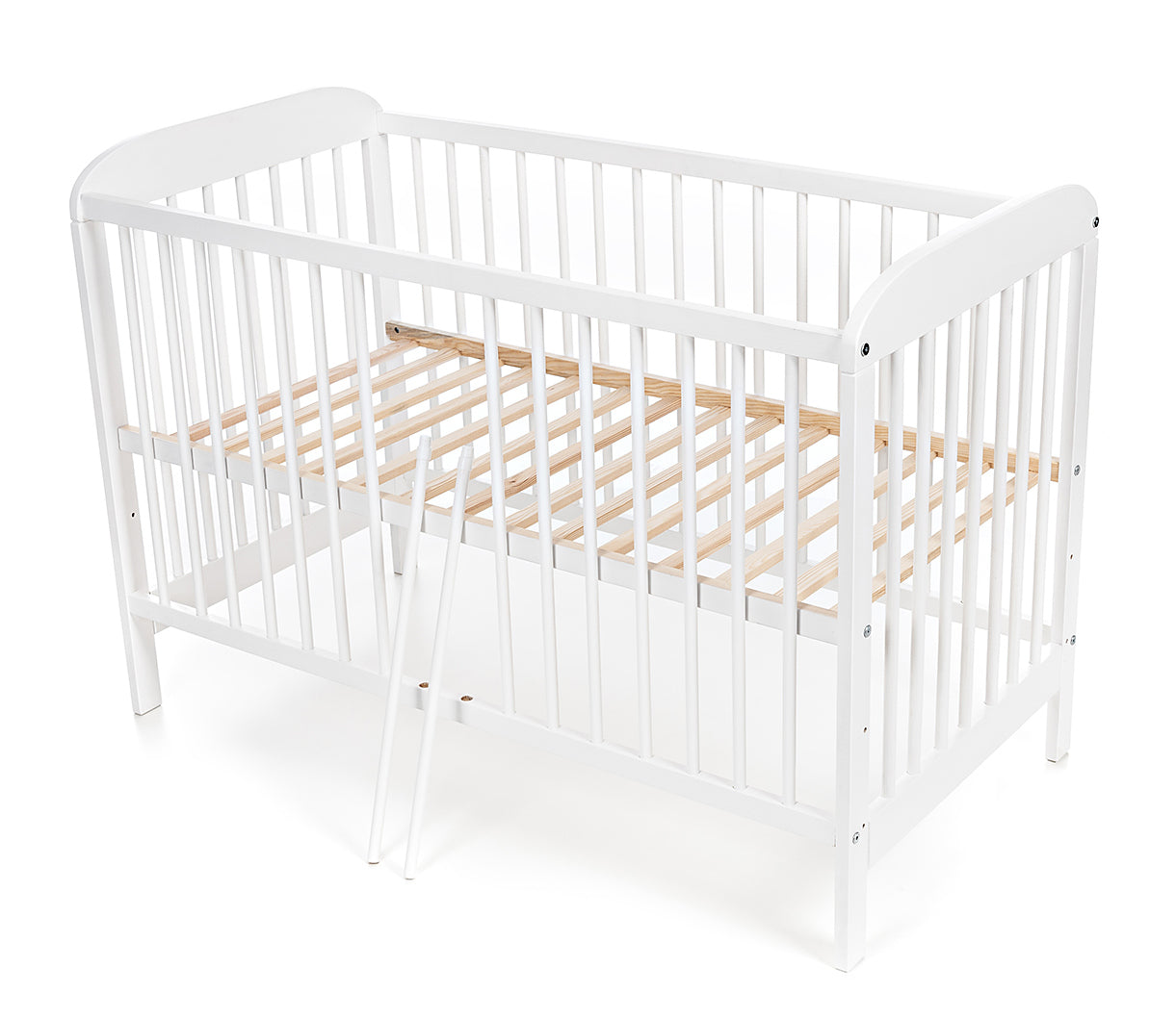 Komplettbett Babybett Teddy & Mond in Grau