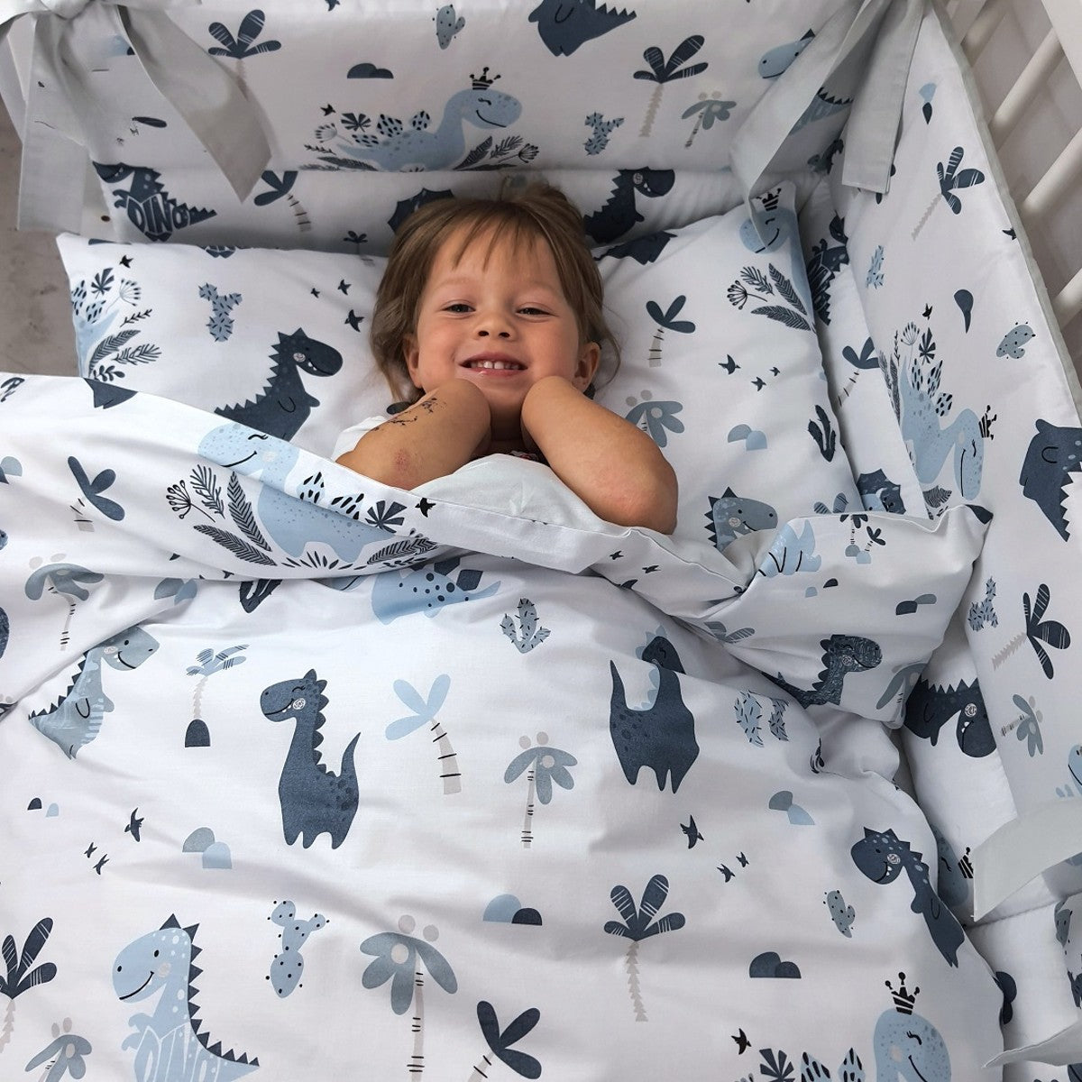 Baby Wiegenset Set für Babywiege DINO - babyzimmer