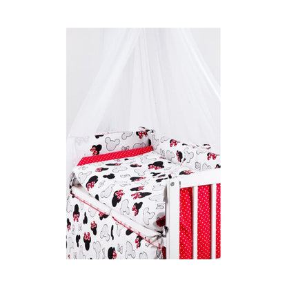 Minnie Mouse Komplettset mit Matratze & 7-teiligem Set_babyzimmer