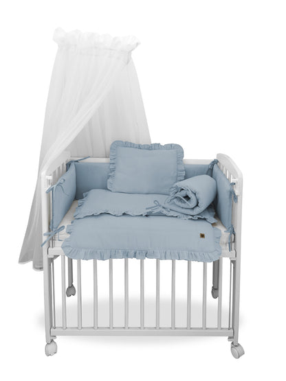 3in1 Beistellbett mit Musselin-Bettwäsche – weich & atmungsaktiv