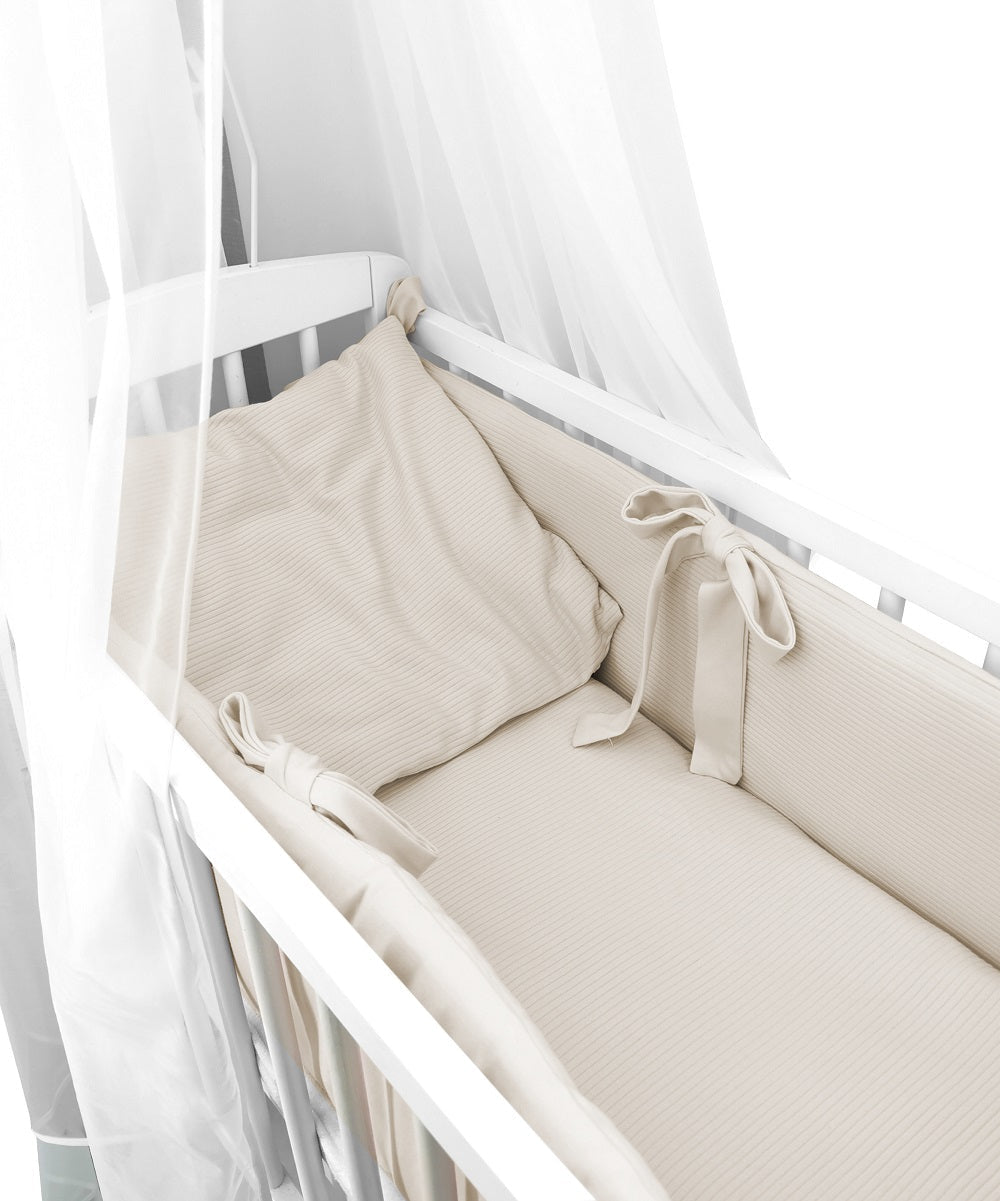 Weiches Bettwäsche-Set aus Premium Baumwolle in Beige