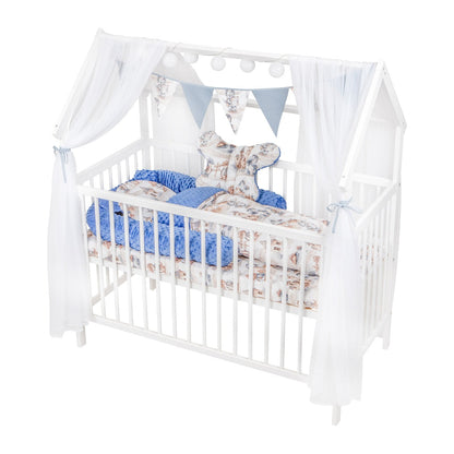 Hausbett 60x120 cm Set Matratze Bettset Traveling Dragon - babyhafen.de 