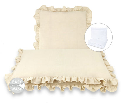 3in1 Beistellbett Stubenwagen Musselin Beige - babyhafen.de 