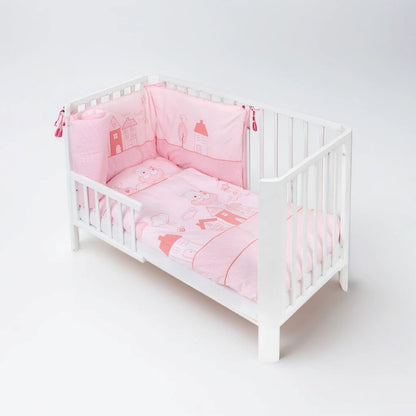 Hochwertiges Babybett aus Kiefernholz mit absenkbarem Seitengitter