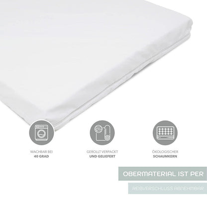Babymatratze 120x60 cm mit abnehmbarem Bezug – waschbar bei 40 °C