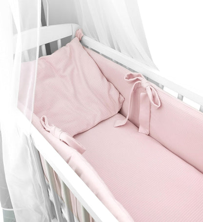 Luftiger Himmel/Baldachin in Rosa für das Beistellbett