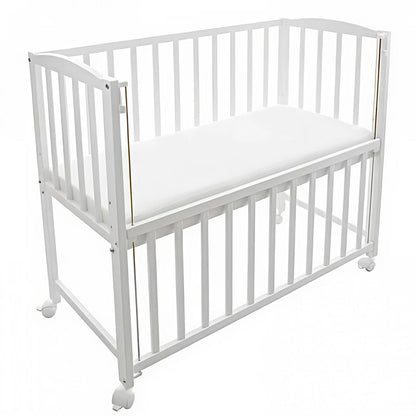 Baby Beistellbett mit 4 Rollen und zwei Bremsen