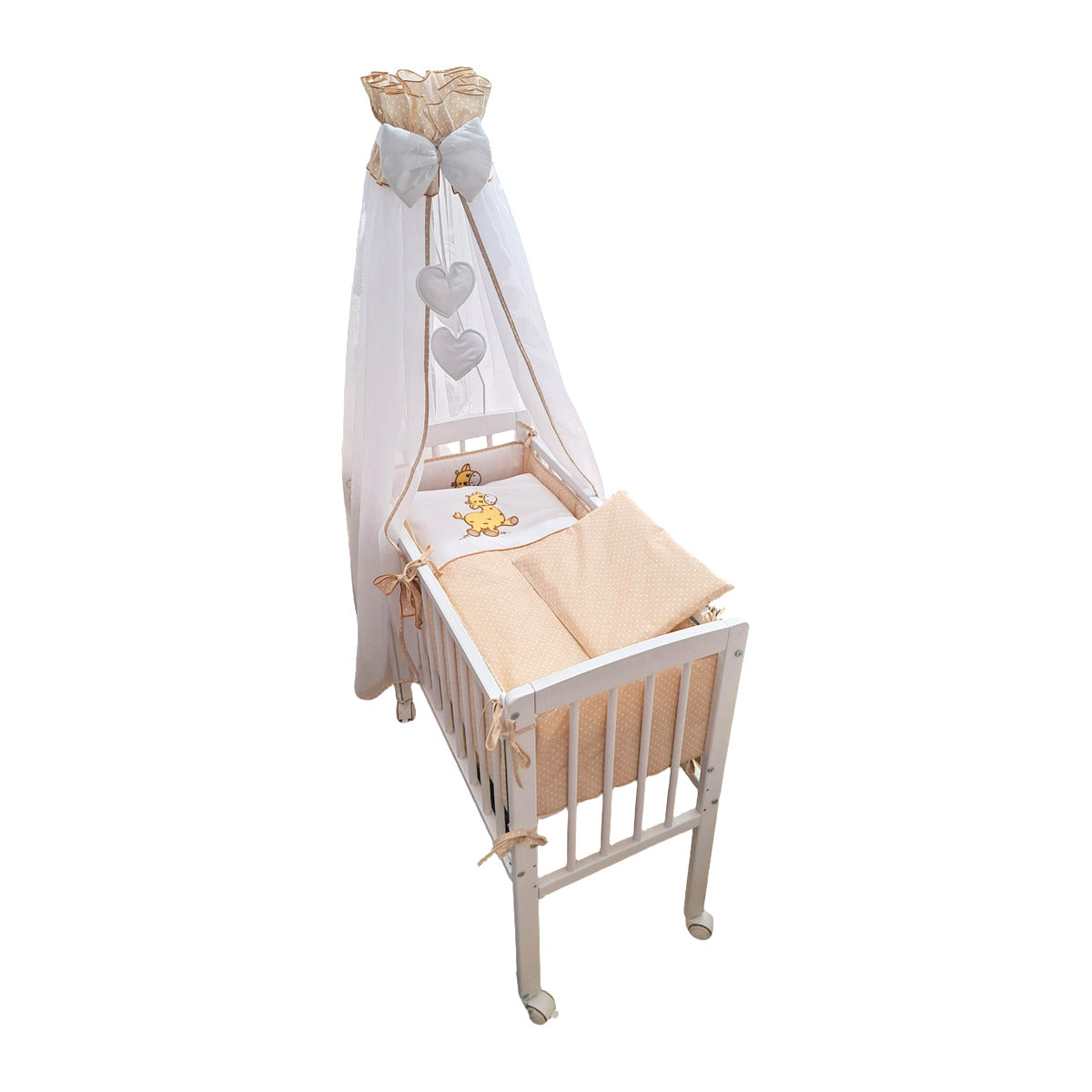 beistellbett-beige-giraffe-bestickt-babybettchen-royalbabybett