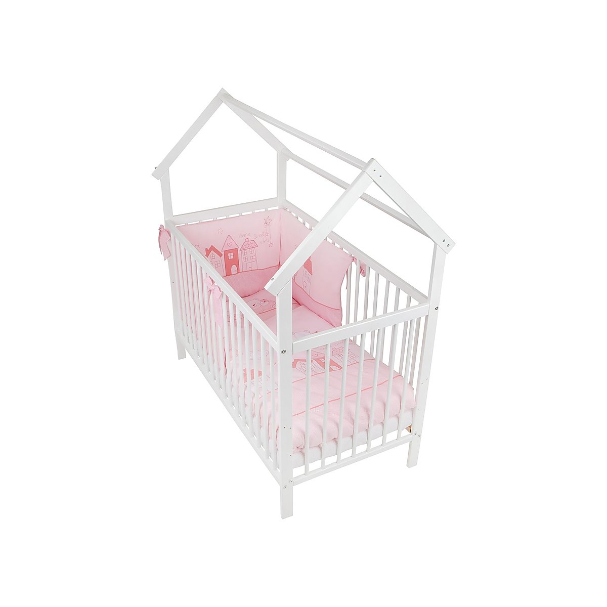 Hausbett_mit_Matratze_Bio-Bettset_ideal_fuer_einen_natuerlichen_Babyschlaf
