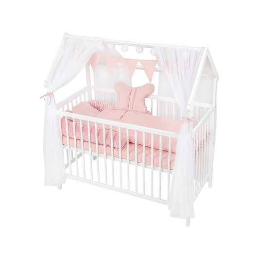 Royal_Hausbett_Kinderbett_60x120_Matratze_Bettset