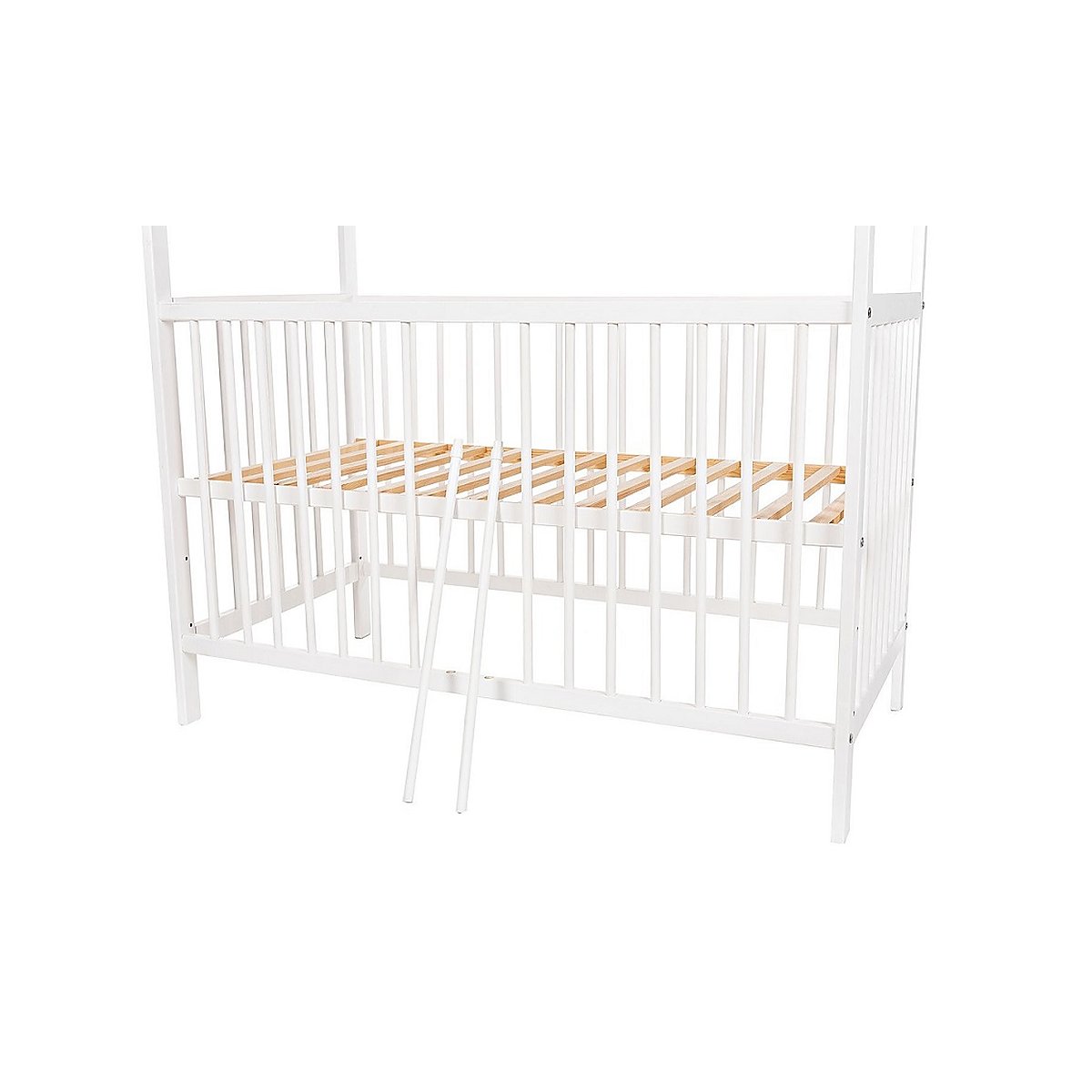 hausbett-60x120-weiss-schlupfsprossen-herausnehmbar-detail