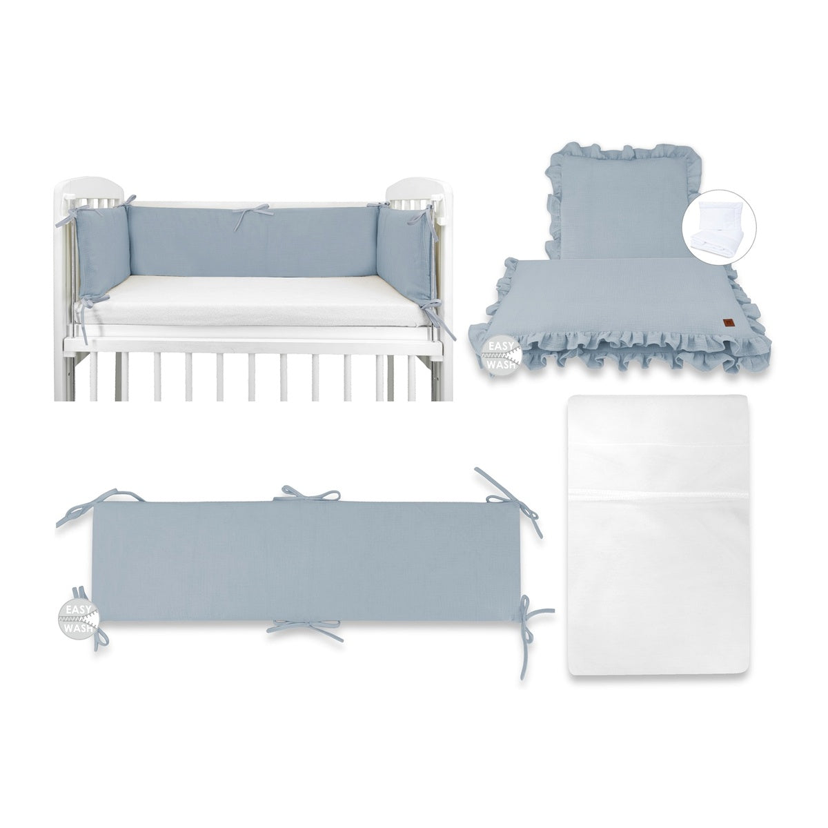 Weiche_und_atmungsaktive_Musselin_Bettwaesche_fuer_Babys_royalbabybett.de
