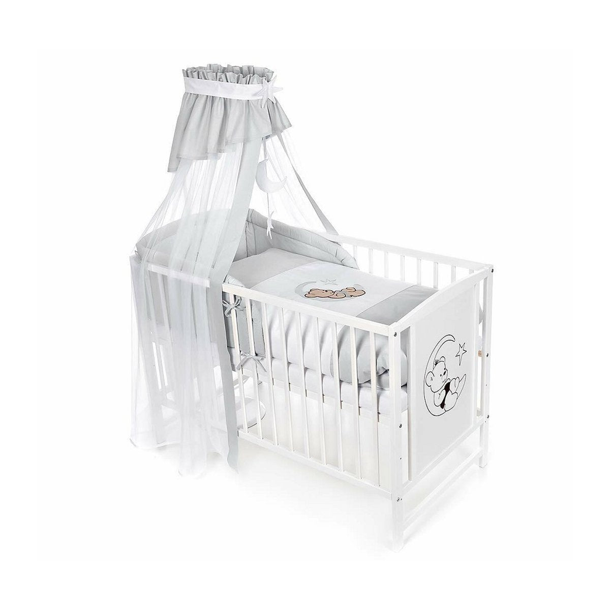 Komplettbett_120x60_cm_Babybett_Teddybär_auf_dem_Mond-grau
