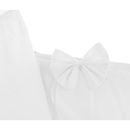 Bettwäsche Set Umrandung Baby Herzen mit Chiffon Baldachin